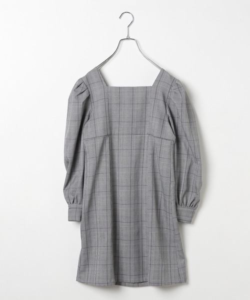 セール】肩パフミニワンピース/AND YUA ANY/187227（ワンピース