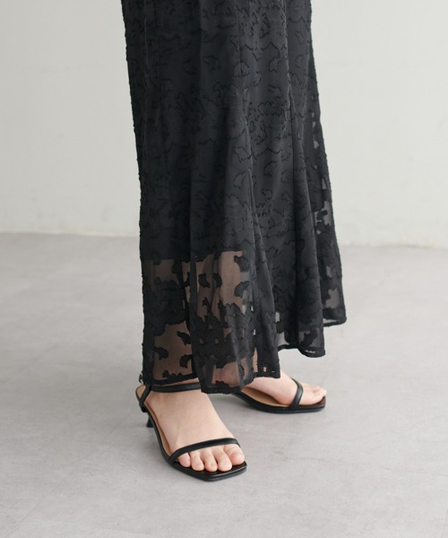 DISCOAT（ディスコート）の「生地ジャガードマーメイドスカート（スカート・レディース・ブラック/アイボリー・FREE）」の16枚目の写真