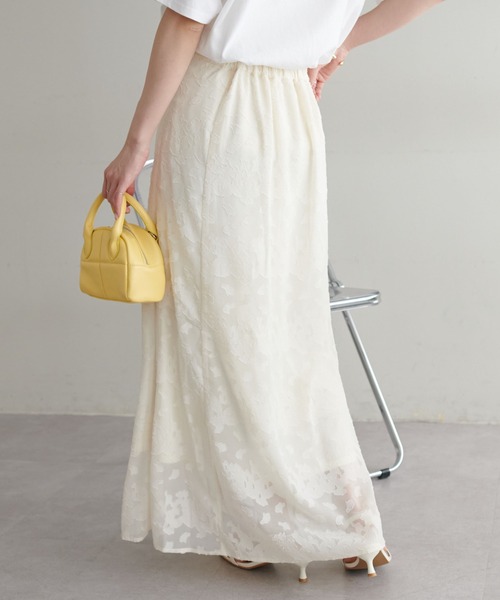 DISCOAT（ディスコート）の「生地ジャガードマーメイドスカート（スカート・レディース・ブラック/アイボリー・FREE）」の14枚目の写真