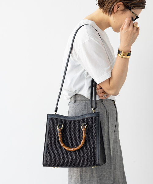 セール】【AULENTTI/オウレンティ】 BAMBOO トートバッグ（ショルダー