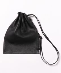 blancle（ブランクレ）の「bc1172 S.LE ZIP DRAWSTRING マチなし 巾着（ショルダーバッグ）」