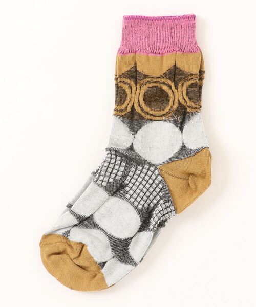 gomme（ゴム）の「ドットＪＱソックス（ソックス/靴下・レディース・ブラック/グリーン/オレンジ/ゴールド・FREE）」の4枚目の写真