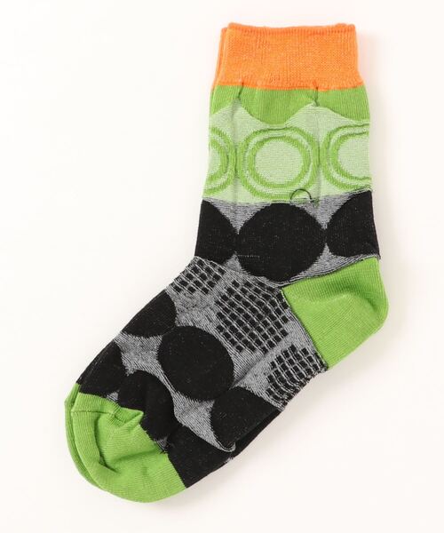 gomme（ゴム）の「ドットＪＱソックス（ソックス/靴下・レディース・ブラック/グリーン/オレンジ/ゴールド・FREE）」の3枚目の写真