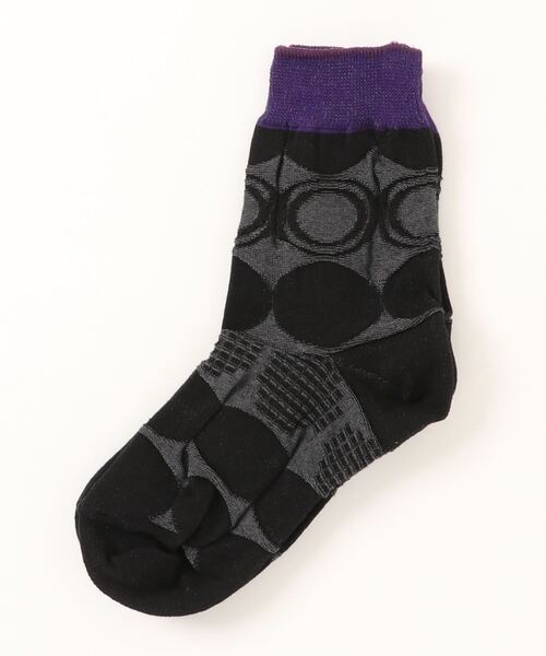 gomme（ゴム）の「ドットＪＱソックス（ソックス/靴下・レディース・ブラック/グリーン/オレンジ/ゴールド・FREE）」の2枚目の写真