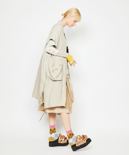 gomme（ゴム）の「ドットＪＱソックス（ソックス/靴下・レディース・ブラック/グリーン/オレンジ/ゴールド・FREE）」の7枚目の写真