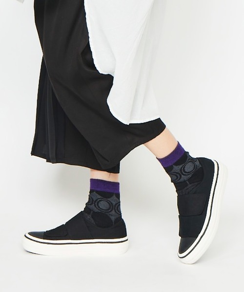 gomme（ゴム）の「ドットＪＱソックス（ソックス/靴下・レディース・ブラック/グリーン/オレンジ/ゴールド・FREE）」の9枚目の写真