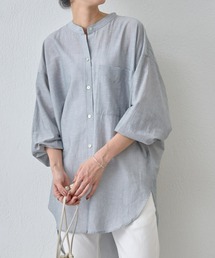 BEARDSLEY（ビアズリー）の「リネン混オーバーシャツ（シャツ