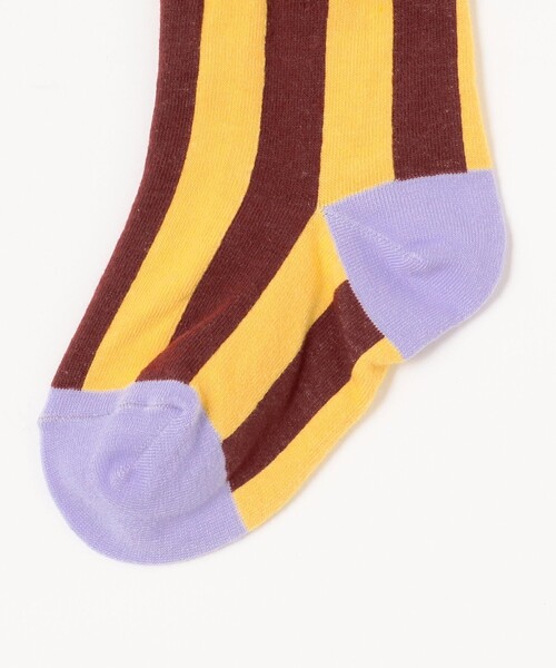B:MING by BEAMS（ビーミングバイビームス）の「B:MING by BEAMS / ストライプ ソックス（13~21cm）（ソックス/靴下・キッズ・ホワイト/ケリー/イエロー・S 13-15cm/M 16-18cm/L 19-21cm）」の5枚目の写真