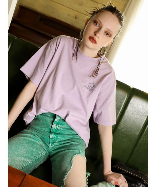 EVRIS（エヴリス）の「Do not Lose BIG Tシャツ（Tシャツ/カットソー・レディース・ブラック/グレー/パープル/ホワイト・FREE）」の7枚目の写真