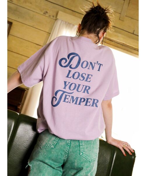 EVRIS（エヴリス）の「Do not Lose BIG Tシャツ（Tシャツ/カットソー・レディース・ブラック/グレー/パープル/ホワイト・FREE）」の9枚目の写真