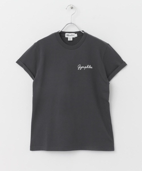 GYMPHLEX（ジムフレックス）の「GYMPHLEX　COMBED COTTON JERSEY T-SHIRTS（Tシャツ/カットソー・レディース・チャコールグレー/オレンジ/ブルー系その他/ホワイト系その他/ホワイト・12）」の13枚目の写真