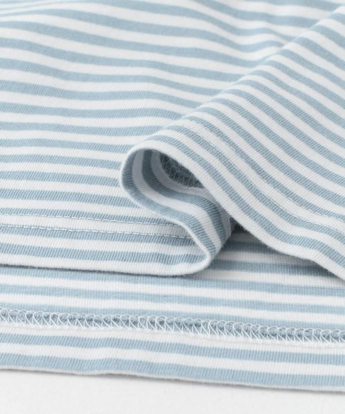 GYMPHLEX（ジムフレックス）の「GYMPHLEX　COMBED COTTON JERSEY T-SHIRTS（Tシャツ/カットソー・レディース・チャコールグレー/オレンジ/ブルー系その他/ホワイト系その他/ホワイト・12）」の19枚目の写真