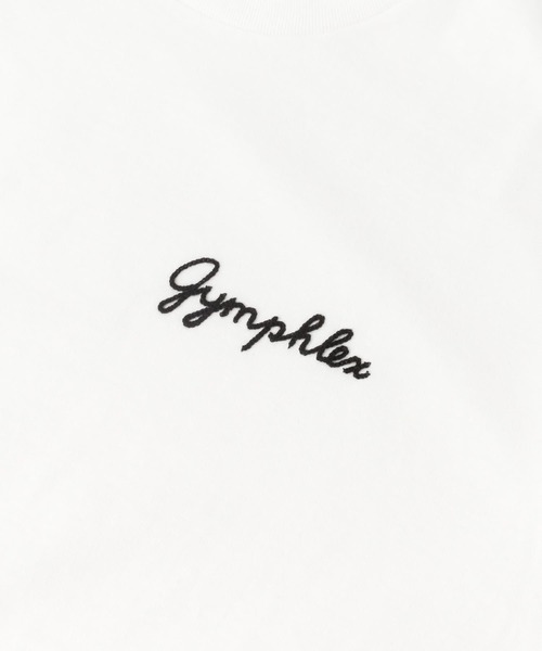 GYMPHLEX（ジムフレックス）の「GYMPHLEX　COMBED COTTON JERSEY T-SHIRTS（Tシャツ/カットソー・レディース・チャコールグレー/オレンジ/ブルー系その他/ホワイト系その他/ホワイト・12）」の20枚目の写真