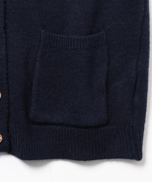 sara&cake（サラアンドケイク）の「ボタンニットベスト（ベスト・レディース・ライトブルー/ネイビー/グリーン・FREE）」の10枚目の写真