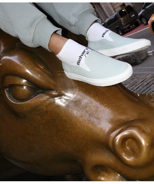 RICHARDSON（リチャードソン）の「【Richardson/リチャードソン】 RD LOGO SOCK ロゴソックス（ソックス/靴下・メンズ・ホワイト・S/L）」の3枚目の写真