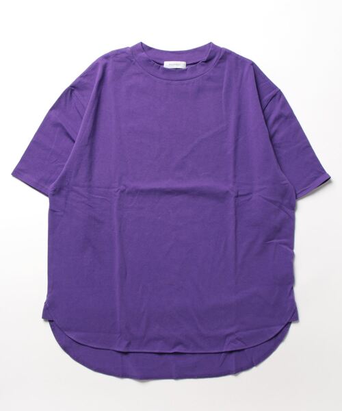 PAGEBOY（ページボーイ）の「WEB限定アイテム / BIGシルエットTシャツ（Tシャツ/カットソー・レディース・ブラック/ターコイズブルー/パープル/オフホワイト/グレイッシュベージュ/ホワイト系その他・FREE）」の15枚目の写真