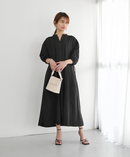 Bou Jeloud(ブージュルード)の「カットワークレースワンピース(ワンピース・レディース・グリーン/ブラック・38)」の19枚目の写真