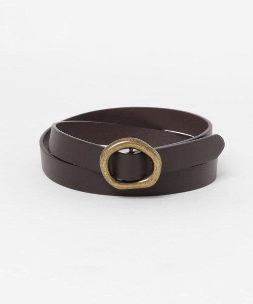 KBF（ケイビーエフ）の「ニュアンスバックルベルト（ベルト・レディース・ダークブラウン/ブラック・ONE）」の3枚目の写真