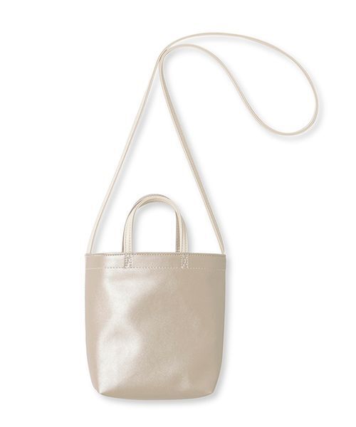 FURFUR 編み込みデザイン ミニバッグ ZOZO限定カラーあり】ダブルフェイスミニショルダーバッグ（ショルダー