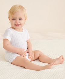 combimini（コンビミニ）の「さらさらキープ半袖Tシャツ（アイレット）（インナーウェア/肌着）」