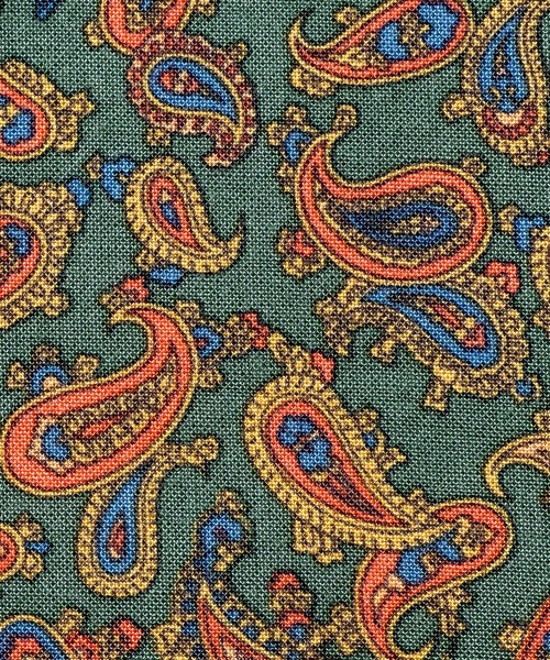 an meets zakka(アンミツザッカ)の「an meets zakka レトロクラシックペイズリー柄ネクタイ(ネクタイ・メンズ・グリーン/ブラウン/ネイビー/レッド/ブラック/ブルー/チャコールグレー・ONE SIZE/ONESIZE)」の14枚目の写真