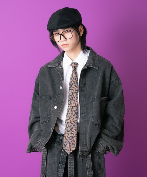 an meets zakka(アンミツザッカ)の「an meets zakka レトロクラシックペイズリー柄ネクタイ(ネクタイ・メンズ・グリーン/ブラウン/ネイビー/レッド/ブラック/ブルー/チャコールグレー・ONE SIZE/ONESIZE)」の15枚目の写真