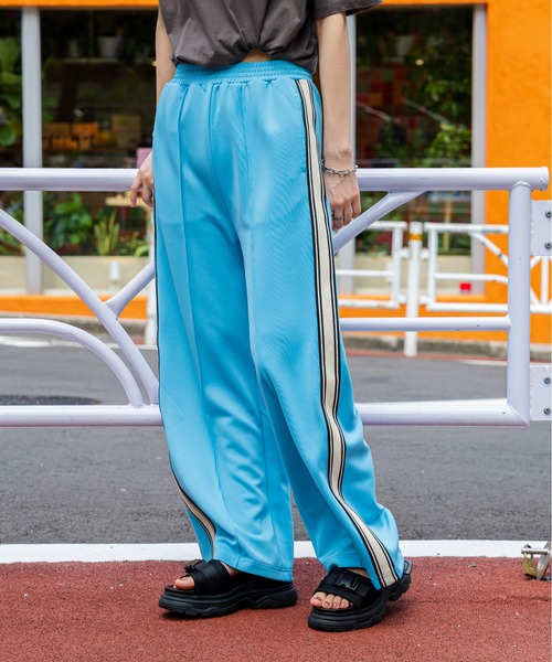 ROYreflectoverjoyLiSAサイドラインジャージパンツ サイドラインジャージパンツ - ROY reflect overjoy