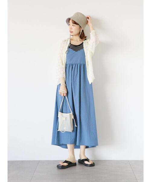 ehka sopo（エヘカソポ）の「花柄カットレースカーディガン（カーディガン/ボレロ・レディース・オフホワイト/ブルー/ライトベージュ/ブラック・F）」の8枚目の写真