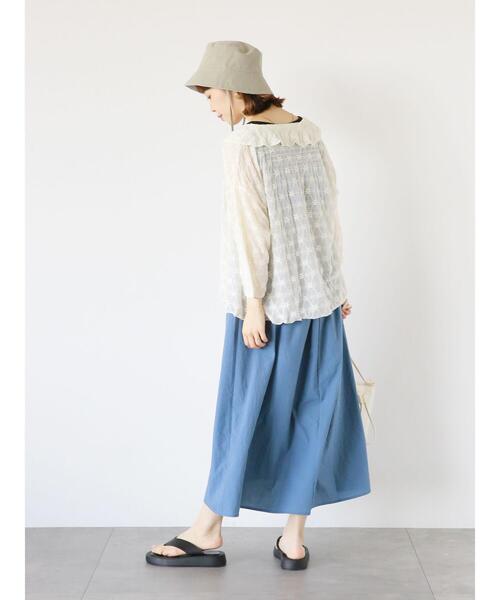 ehka sopo（エヘカソポ）の「花柄カットレースカーディガン（カーディガン/ボレロ・レディース・オフホワイト/ブルー/ライトベージュ/ブラック・F）」の9枚目の写真