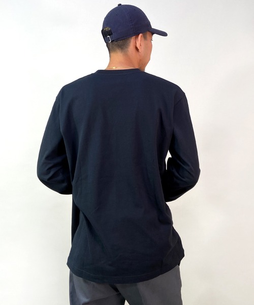 NEW ERA(ニューエラ)の「NEW ERA/ニューエラ ロンT ワンポイント クルーネック 13755425/13755426/13755427/13755428(Tシャツ/カットソー・メンズ・ベージュ/ホワイト/ブラック/グリーン・XL/L/XXL/M)」の10枚目の写真