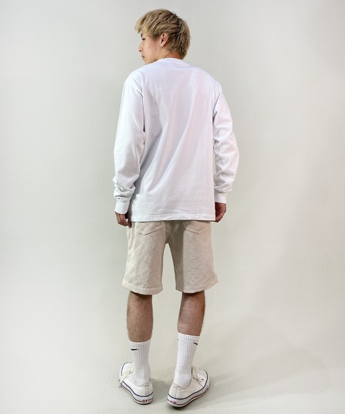 NEW ERA(ニューエラ)の「NEW ERA/ニューエラ ロンT ワンポイント クルーネック 13755425/13755426/13755427/13755428(Tシャツ/カットソー・メンズ・ベージュ/ホワイト/ブラック/グリーン・XL/L/XXL/M)」の8枚目の写真