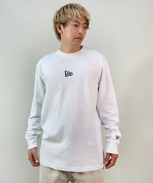 NEW ERA/ニューエラ ロンT ワンポイント クルーネック 13755425