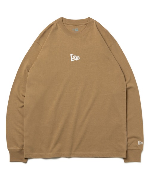 NEW ERA(ニューエラ)の「NEW ERA/ニューエラ ロンT ワンポイント クルーネック 13755425/13755426/13755427/13755428(Tシャツ/カットソー・メンズ・ベージュ/ホワイト/ブラック/グリーン・XL/L/XXL/M)」の22枚目の写真