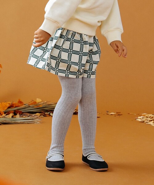 B:MING by BEAMS（ビーミングバイビームス）の「B:MING by BEAMS / タイル柄プリント キュロットパンツ（100～140cm）（その他パンツ・キッズ・オレンジ/グリーン・100/110/140/130/120）」の14枚目の写真