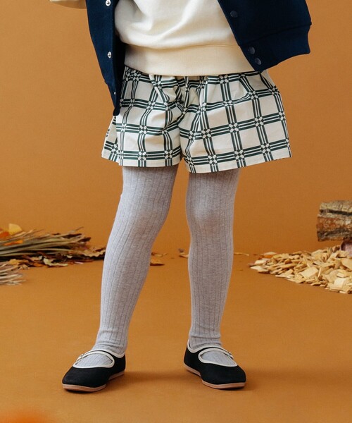 B:MING by BEAMS（ビーミングバイビームス）の「B:MING by BEAMS / タイル柄プリント キュロットパンツ（100～140cm）（その他パンツ・キッズ・オレンジ/グリーン・100/110/140/130/120）」の18枚目の写真