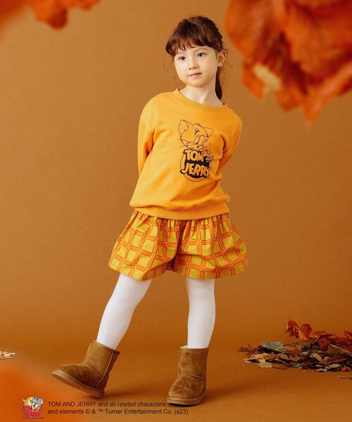 B:MING by BEAMS（ビーミングバイビームス）の「B:MING by BEAMS / タイル柄プリント キュロットパンツ（100～140cm）（その他パンツ・キッズ・オレンジ/グリーン・100/110/140/130/120）」の22枚目の写真