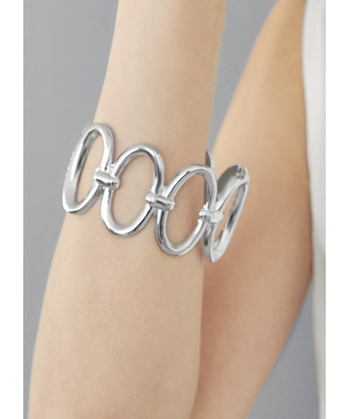 STYLE DELI（スタイルデリ）の「オーバルリングバングル（バングル/リストバンド・レディース・シルバー/ゴールド・FREE）」の17枚目の写真