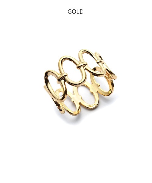 STYLE DELI（スタイルデリ）の「オーバルリングバングル（バングル/リストバンド・レディース・シルバー/ゴールド・FREE）」の8枚目の写真