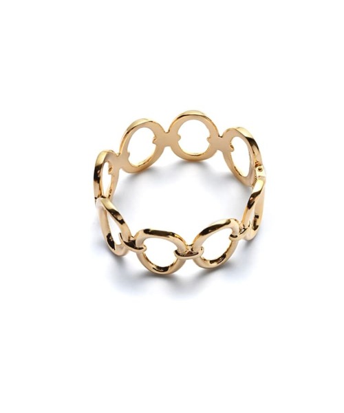 STYLE DELI（スタイルデリ）の「オーバルリングバングル（バングル/リストバンド・レディース・シルバー/ゴールド・FREE）」の10枚目の写真