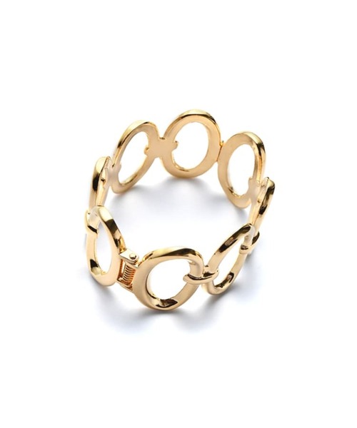 STYLE DELI（スタイルデリ）の「オーバルリングバングル（バングル/リストバンド・レディース・シルバー/ゴールド・FREE）」の6枚目の写真