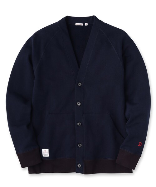 DRESSTERIOR（ドレステリア）の「◆コットン裏毛カーディガン（カーディガン/ボレロ・メンズ・ダークネイビー/グレー・90/91/92/94）」の3枚目の写真