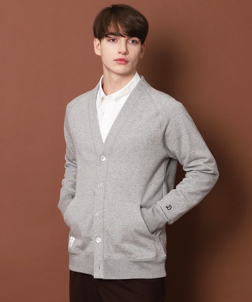 DRESSTERIOR（ドレステリア）の「◆コットン裏毛カーディガン（カーディガン/ボレロ・メンズ・ダークネイビー/グレー・90/91/92/94）」の5枚目の写真