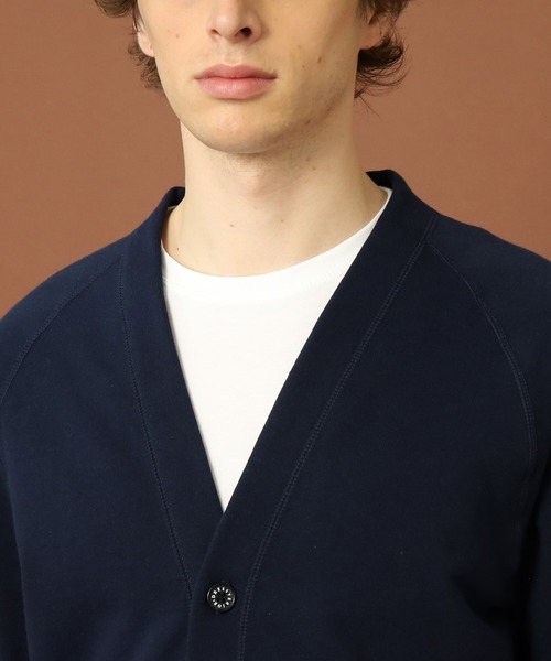DRESSTERIOR（ドレステリア）の「◆コットン裏毛カーディガン（カーディガン/ボレロ・メンズ・ダークネイビー/グレー・90/91/92/94）」の9枚目の写真
