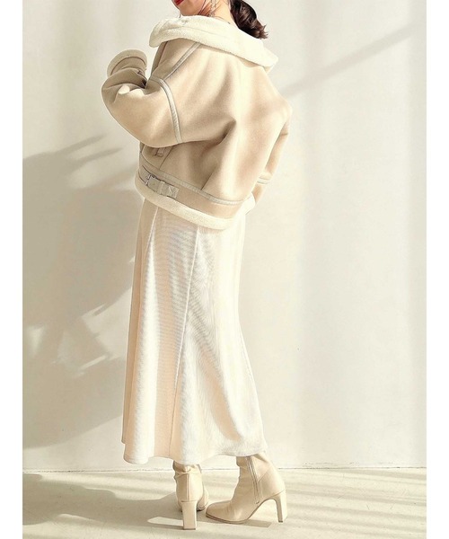 dazzlin(ダズリン)の「ボアコンパクトショートブルゾン(ブルゾン・レディース・ブラック/オフホワイト/アイボリー・FREE)」の18枚目の写真