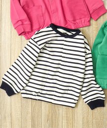 【UVカット】無地・ボーダーカットソーカーディガン