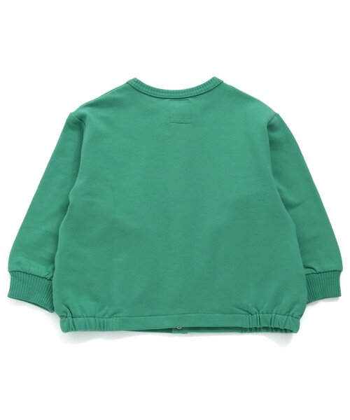 apres les cours（アプレレクール）の「【UVカット】無地・ボーダーカットソーカーディガン（カーディガン/ボレロ・キッズ・ローズ/その他2/キナリ/グリーン・80/90/100/110/120/130/140）」の10枚目の写真