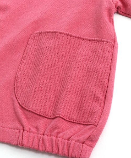 apres les cours（アプレレクール）の「【UVカット】無地・ボーダーカットソーカーディガン（カーディガン/ボレロ・キッズ・ローズ/その他2/キナリ/グリーン・80/90/100/110/120/130/140）」の14枚目の写真