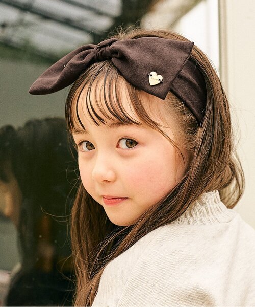 apres les cours（アプレレクール）の「アソートヘアバンド（ヘアバンド・キッズ・アイボリー/ブラウン/ピンク/グレー・56）」の3枚目の写真