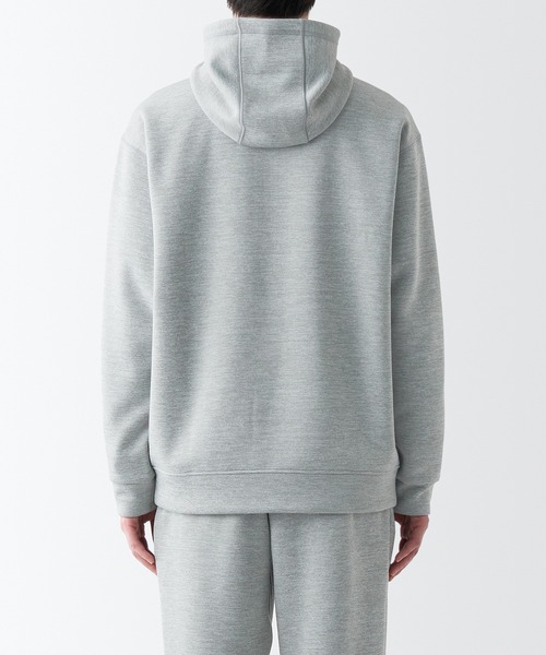 無印良品（ムジルシリョウヒン）の「〔MUJI WALKER〕ＵＶカット乾きやすいスウェットフルジップパーカ（パーカー・レディース・ネイビー/グレー系1/ブラック/アイボリー・L/XL/S/M/XS/XXL）」の7枚目の写真