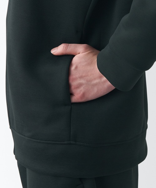 無印良品（ムジルシリョウヒン）の「〔MUJI WALKER〕ＵＶカット乾きやすいスウェットフルジップパーカ（パーカー・レディース・ネイビー/グレー系1/ブラック/アイボリー・L/XL/S/M/XS/XXL）」の18枚目の写真